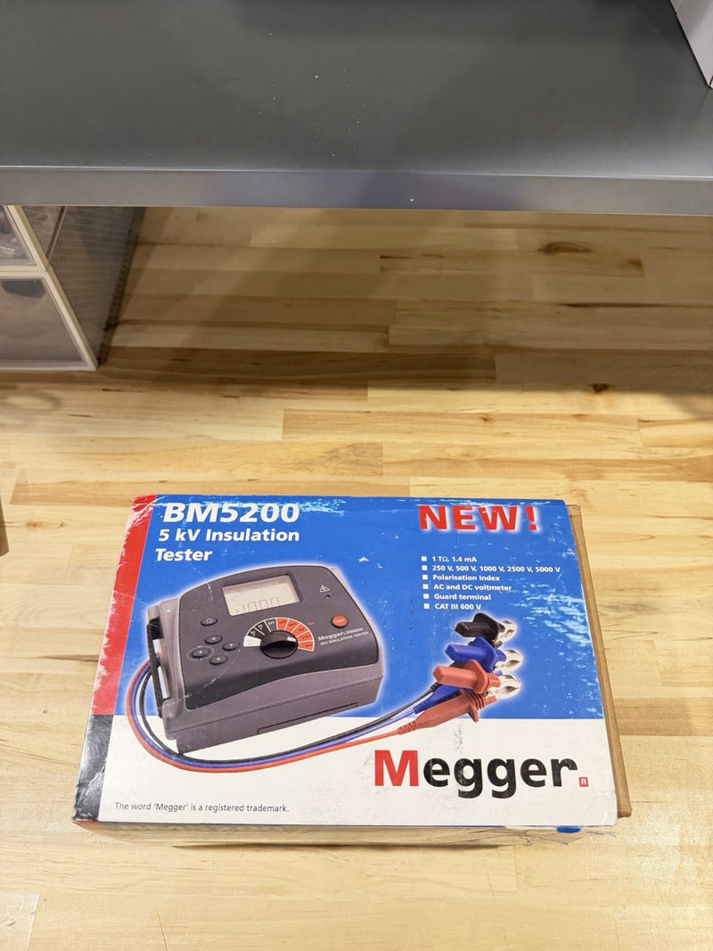MEGGER BM5200 5KV INSULATION TESTER