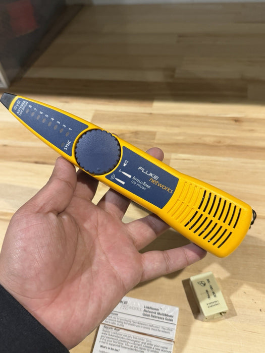 FLUKE NETWORKS LINKRUNNER WITH INTELLITONE 100 PROBE TESTED