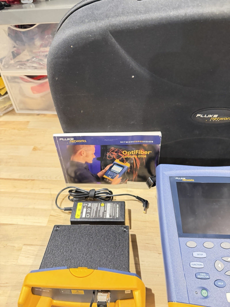 FLUKE NETWORKS OPTIFIBER WITHOFTM-5610B & OFTM-5730 TESTED