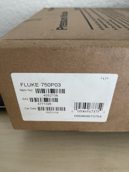 FLUKE 750P03 - DIFFERENTIAL PRESSURE MODULE, 0 - 5 PSI (0 - 350 MBAR), (0 - 35 K)