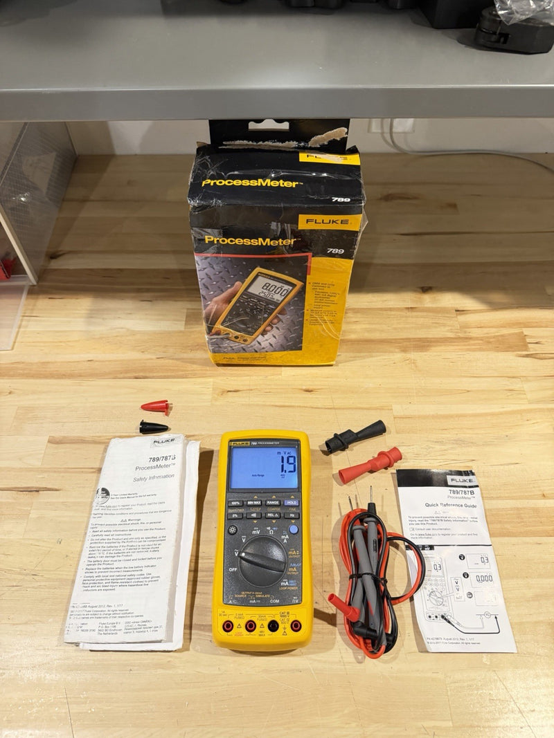 FLUKE 789 PROCESSMETER MFD-2026 CALIBRATED 2026 /SHIPS FAST NEW