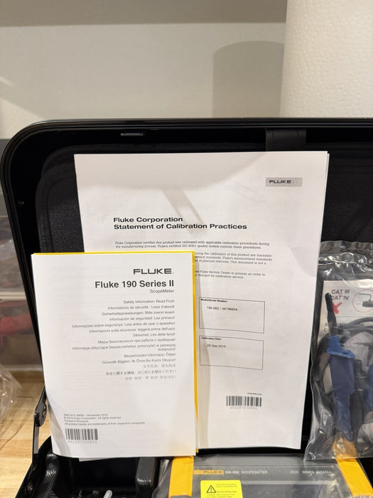 FLUKE 190-062 SCOPEMTER 2CH 60MHZ 625MS/S (NEW FACTORY SEALED) FREE SHIPPING