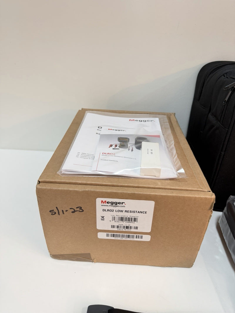 MEGGER DLRO2 2A DUCTER OHMETER (NEW FACTORY SEALED) FREE SHIPPING/ SHIPS FAST