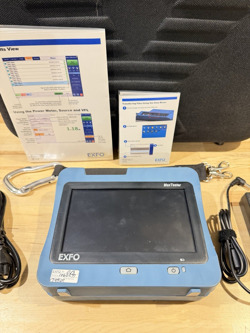 EXFO MAXTESTER SERIES MAX 945-ICERT-Q1-EA-EI OLTS QUAD TESTED