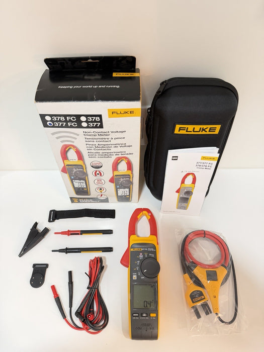 FLUKE 377 FC NON-CONTACT VOLTAGE CLAMP METER (NEW FACTORY SEALED) SHIPS FAST