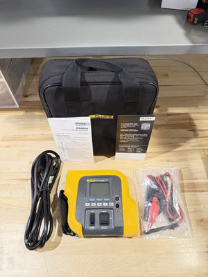 FLUKE BIO MEDICAL ESA609 ELECTRICAL SAFETY ANALYZER PORTABLE METER & ACCESSORIES