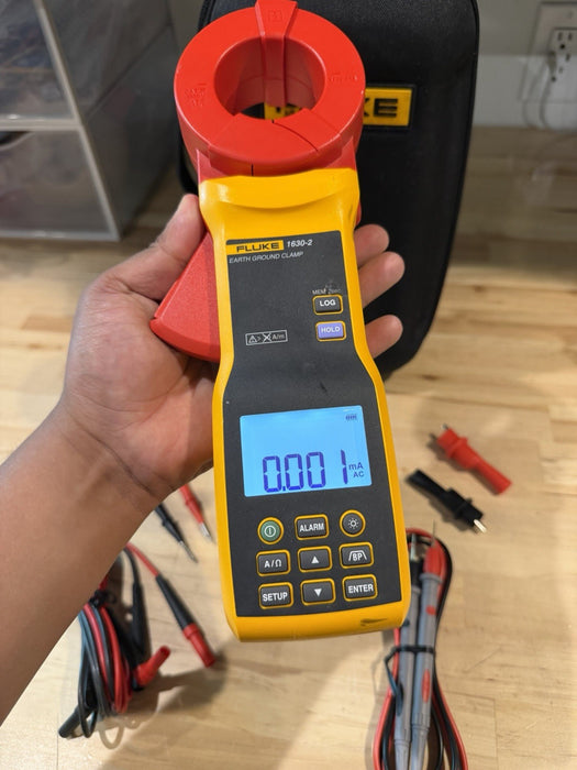FLUKE 1630-2 FC EARTH GROUND CLAMP (TESTED) FREE SHIPPING