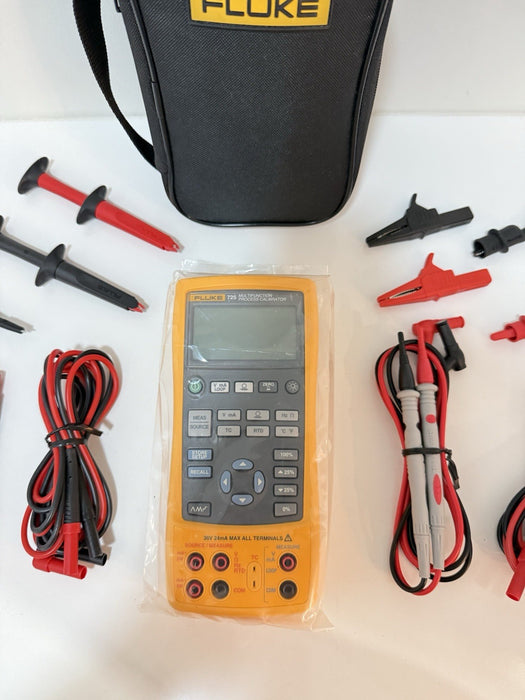 FLUKE 725 MULTIFUNCTION PROCESS CALIBRATOR WITH ACCESSORIES NEW SEALED
