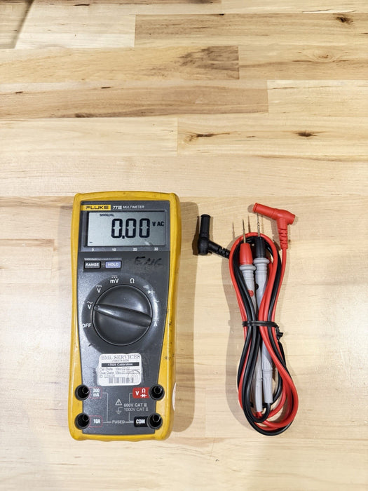 FLUKE 77 III MULTIMETER W/ LEADS (TESTED) SHIPS FAST