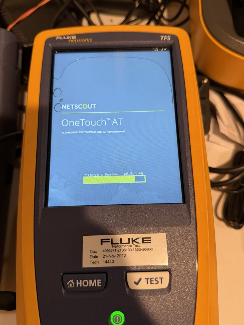 FLUKE NETWORKS VERSIV TFS ONE TOUCH AT NETWORK ASSISTANT KIT TESTED
