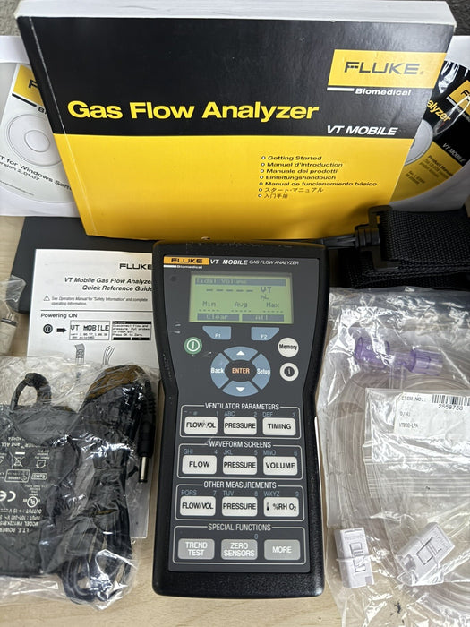 FLUKE BIOMEDICAL VT MOBILE GAS FLOW VENTILATOR ANALYZER