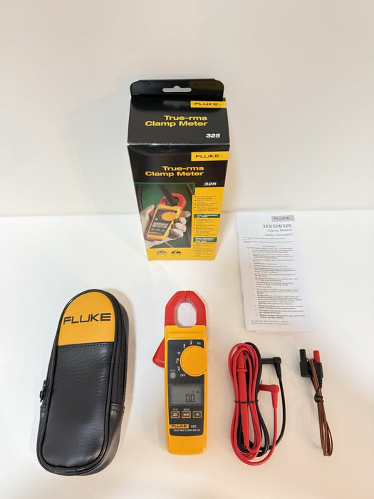 FLUKE 325 TRUE RMS CLAMP METER (NEW FACTORY SEALED) SHIPS FAST - NEW