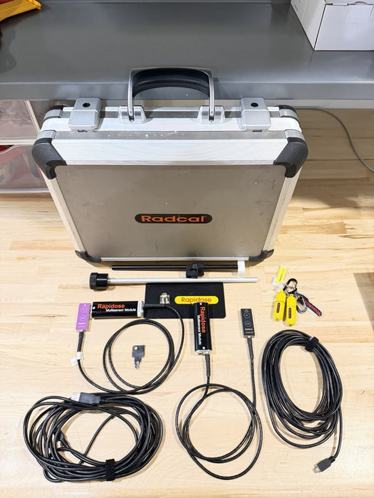RADCAL RAPIDOSE MULTISENSOR MODULES & ACCESSORIES (TESTED) FREE SHIPPING