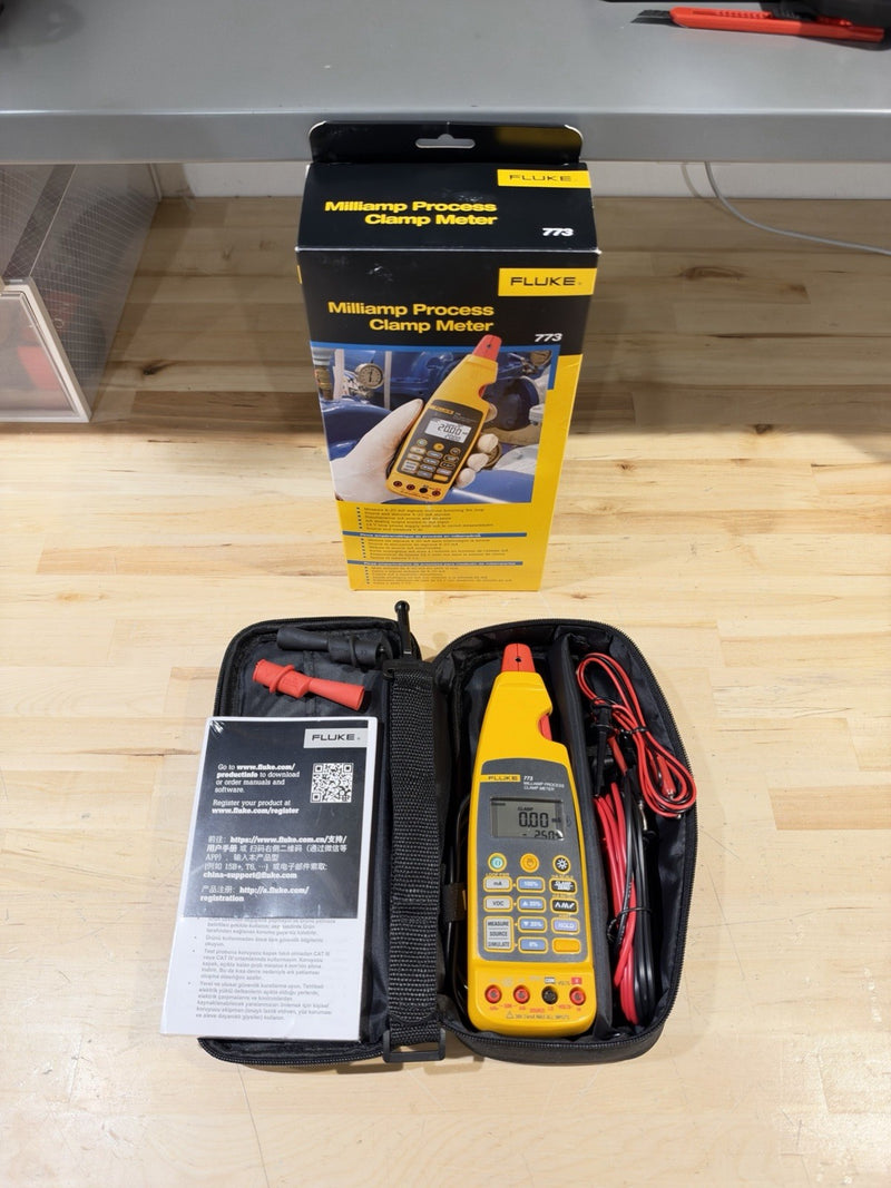FLUKE 773 MILLIAMP PROCESS CLAMP (TESTED) NEW FREE SHIPPING - NEW