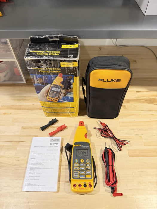 FLUKE 773 MILLIAMP PROCESS CLAMP (TESTED) FREE SHIPPING