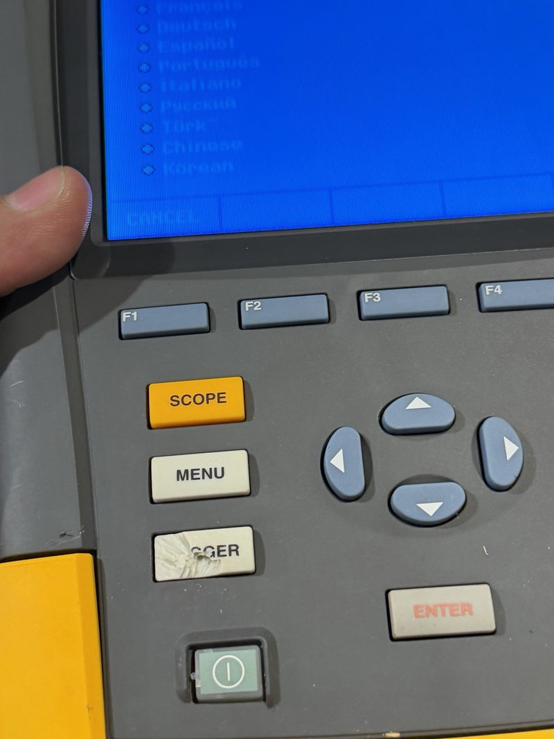 FLUKE 434 SERIES II ENERGY ANALYZER KIT WITH ACCESSORIES TESTED