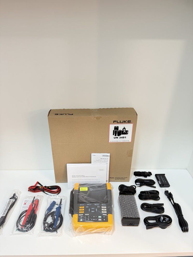 FLUKE 190-202-III 2CH 200MHZ 5GSS SCOPEMETER CALIBRATED 2024