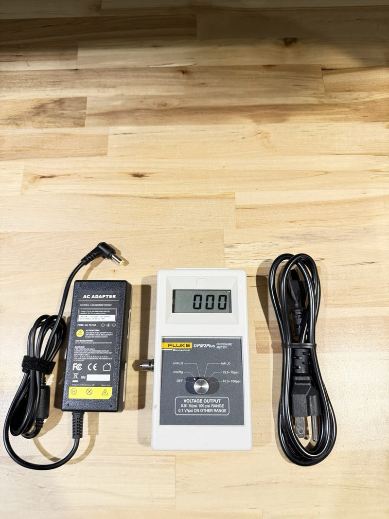 FLUKE BIOMEDICAL DPM2PLUS PRESSURE METER TESTED