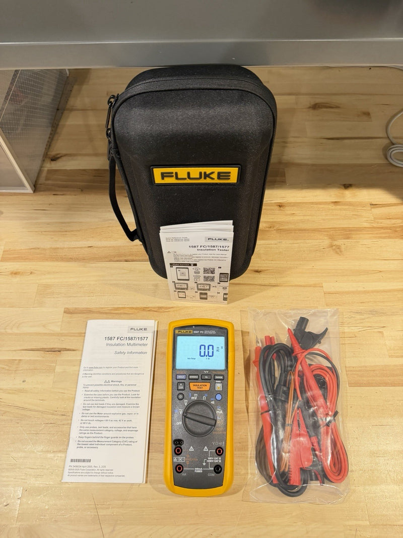 FLUKE 1587 FC 2 IN 1 HANDHELD DIGITAL INSULATION MULTIMETER
