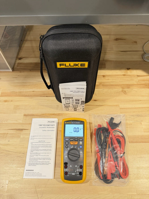 FLUKE 1587 FC 2 IN 1 HANDHELD DIGITAL INSULATION MULTIMETER