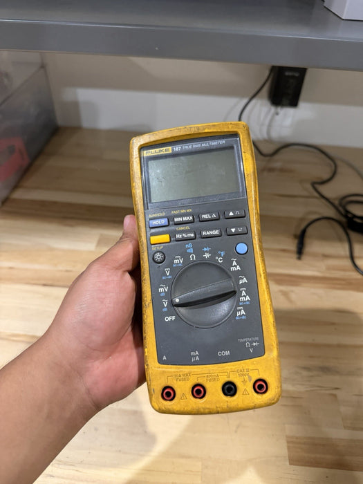 FLUKE 187 TRUE RMS MULTIMETER FOR PARTS