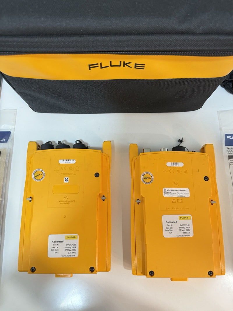 FLUKE NETWORKS CFP-Q CFP-QUAD CERTIFIBER PRO SM MM FIBER OLTS CALIBRATED 2025