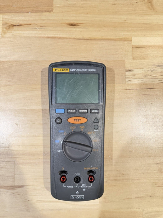 FLUKE 1507 INSULATION MULTIMETER (PARTS ONLY) FOR PARTS - SHIPS FAST