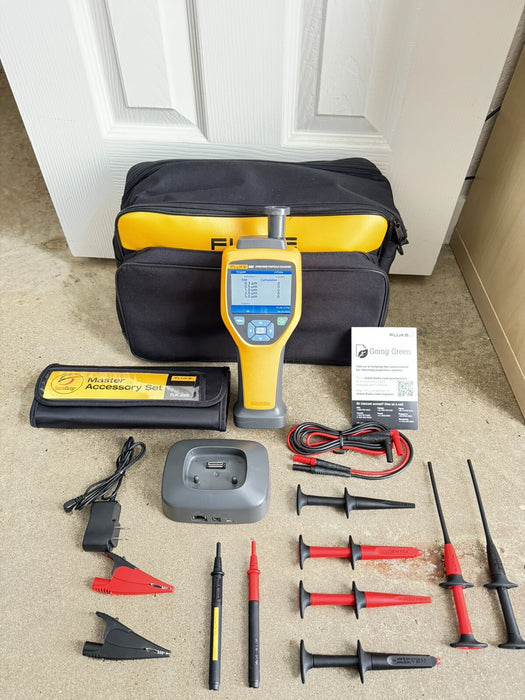 FLUKE 985 PARTICLE COUNTER AIR QUALITY METER HVAC IAQ WITH NEW LEAD SET
