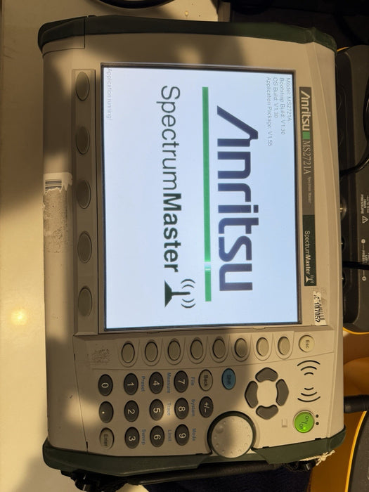 ANRITSU MS2721A SPECTRUM MASTER ANALYZER  W/ CHARGER & MANUAL (TESTED)SHIPS FREE