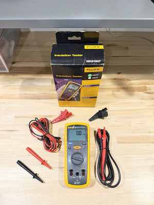 FLUKE 1503 INSULATION TESTER WITH ACCESSORIES