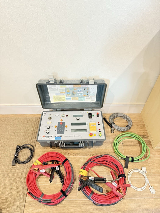 MEGGER MTO210 TRANSFORMER OHMMETER WITH ACCESSORIES CALIBRATED 2025 TESTED