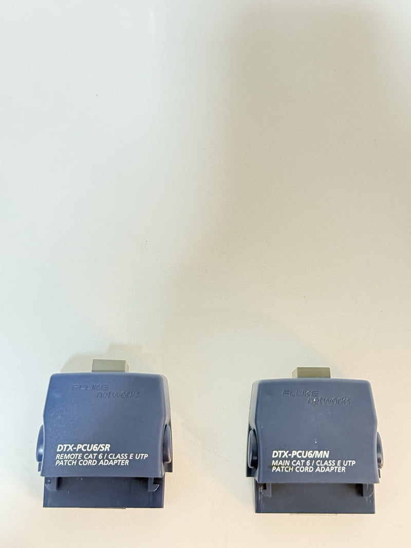 FLUKE NETWORKS DTX-PCU6 PATCH CORD ADAPTER SET DTX-PCU6/MN DTX-PCU6/SR TESTED