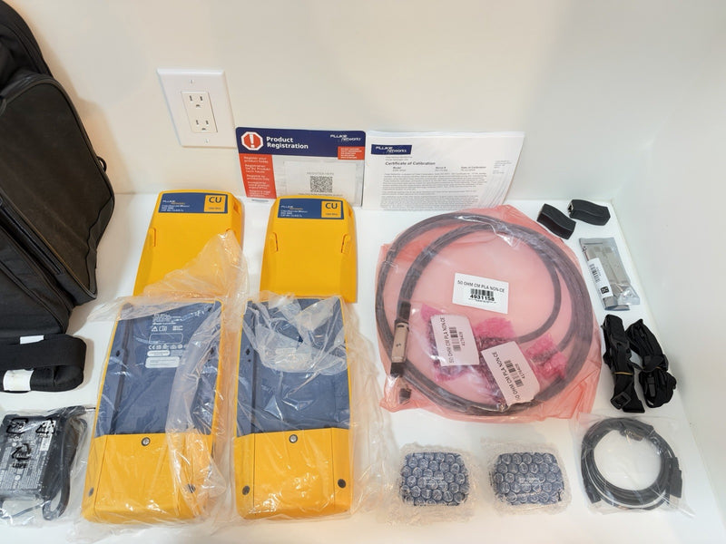 FLUKE NETWORKS DSX2-5000 LAN CABLE CERTIFIBER TESTER CALIBRATED 2024 NEW