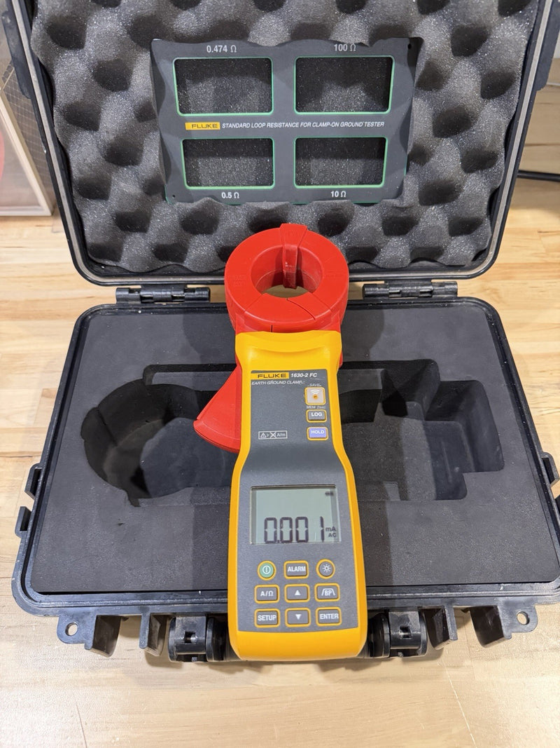 FLUKE 1630-2 FC EARTH GROUND CLAMP METER TESTED