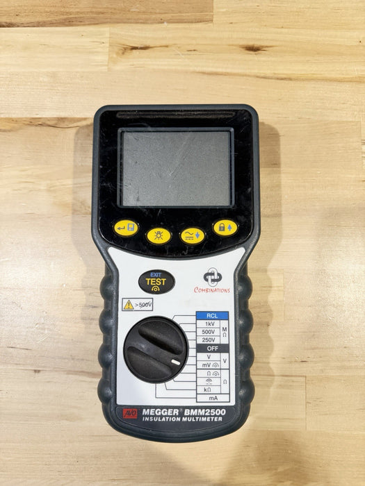 MEGGER BMM2500 INSULATION MULTIMETER FOR PARTS