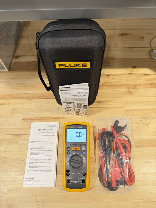 FLUKE 1587 FC 2 IN 1 HANDHELD DIGITAL INSULATION MULTIMETER