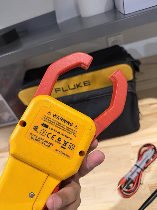 FLUKE 345 POWER QUALITY CLAMP METER W/LEADS & ACCESSORIES /FREE SHIPPING READ