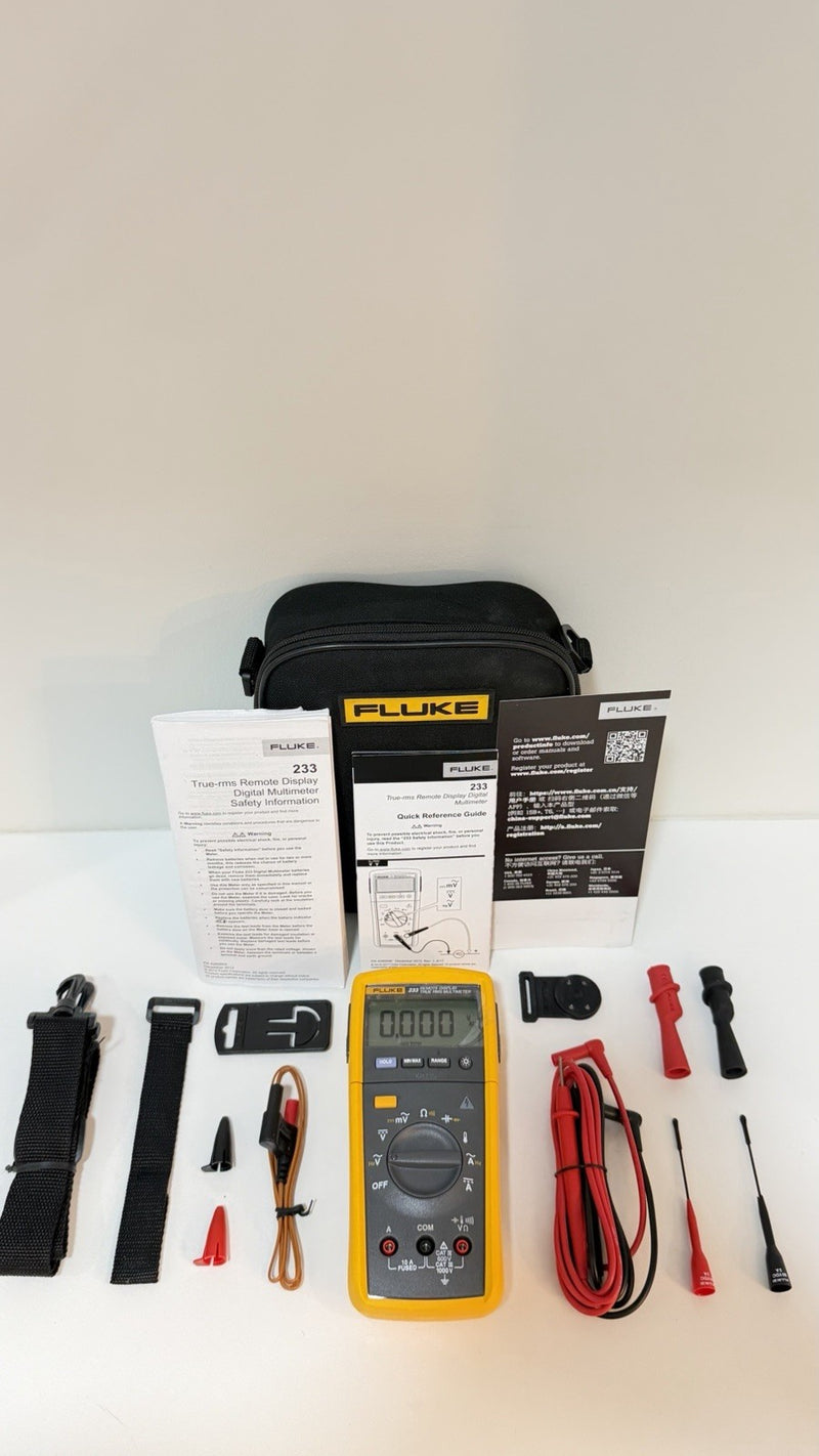 FLUKE 233 REMOTE DISPLAY AUTOMOTIVE DIGITAL MULTIMETER KIT