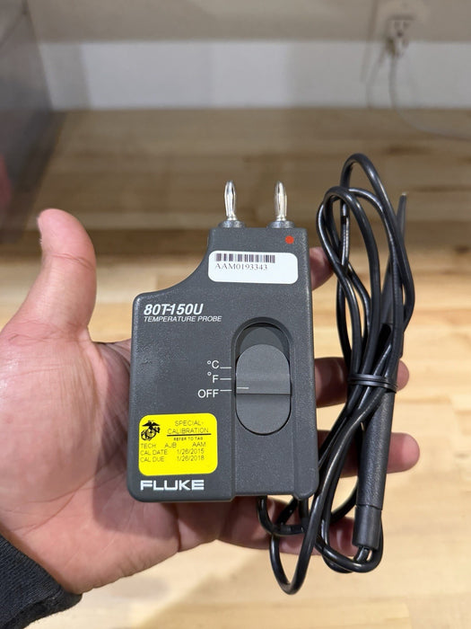 FLUKE 80T-150UA TEMPERATURE PROBE TESTED