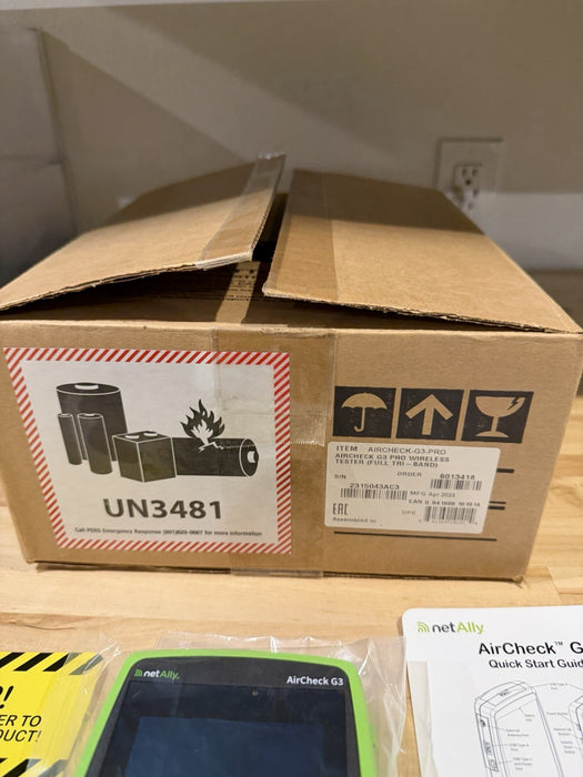 NETALLY AIRCHECK G3 PRO WIRELESS TESTER WITH CHARGER & ANTENNA