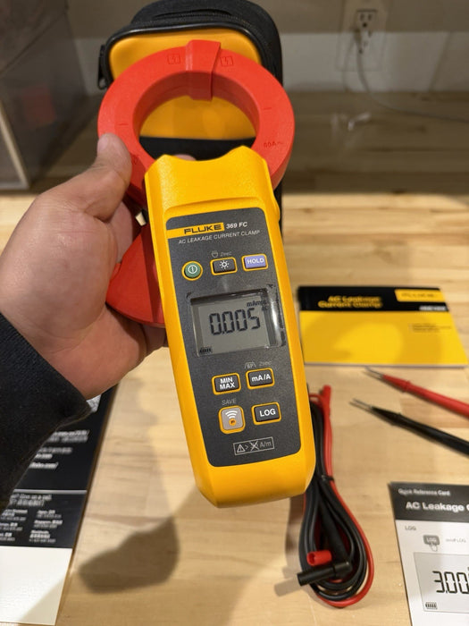 FLUKE 369 FC AC LEAKAGE CURRENT CLAMP (NEW SEALED) FREE SHIPPING