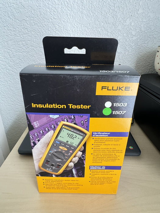 FLUKE 1507 DIGITAL INSULATION RESISTANCE TESTER MFG-2024 NEW SEALED
