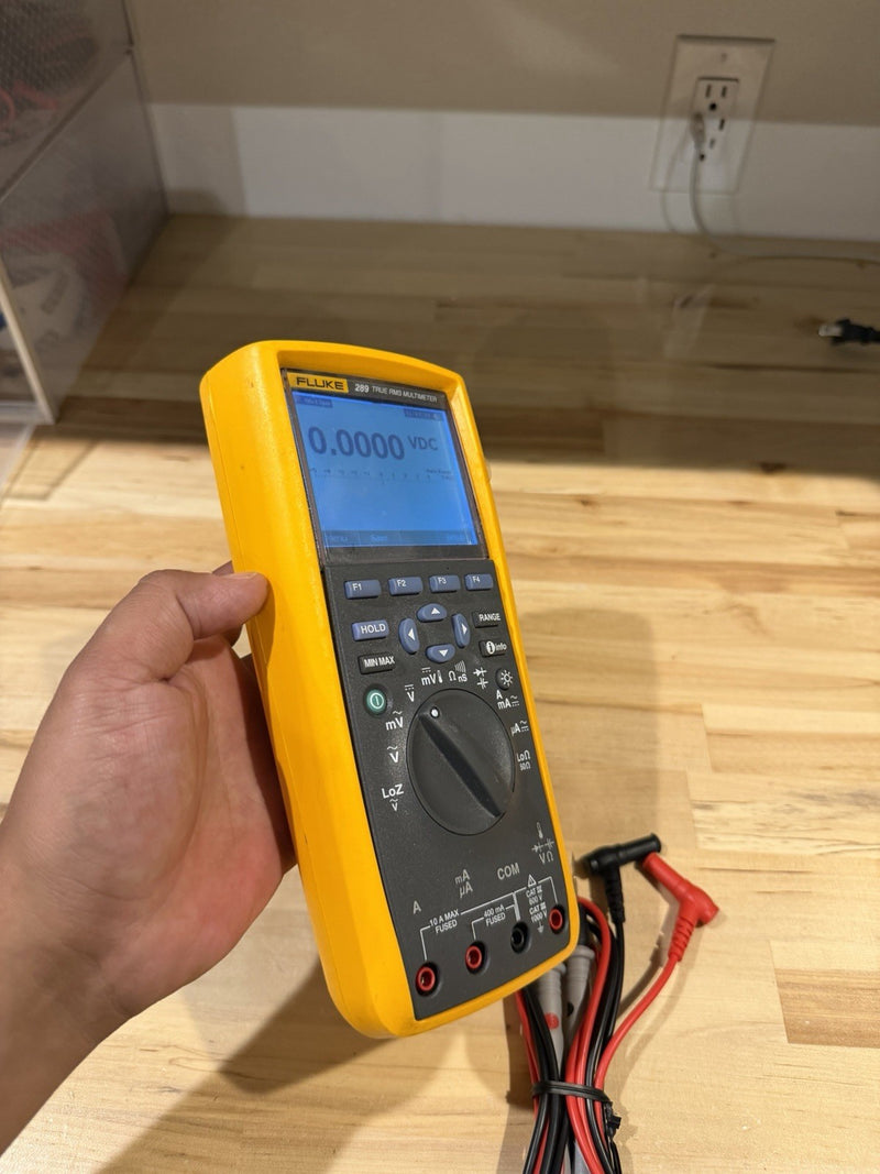 FLUKE 289 TRUE RMS ELECTRONIC LOGGING DIGITAL MULTIMETER WITH LEADS & CLIPS #3