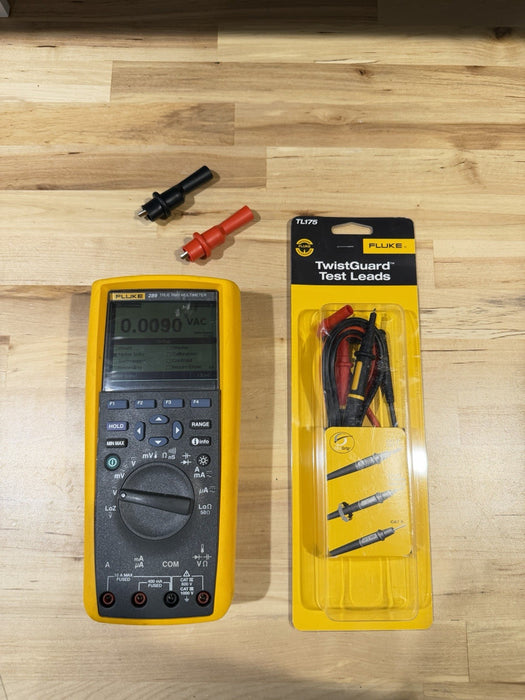 FLUKE 289 TRUE RMS MULTIMETER W/ NEW TL175 LEADS (TESTED) SHIPS FAST
