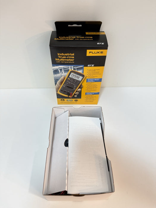 FLUKE 87-V INDUSTRIAL TRUE RMS DIGITAL MULTIMETER (MFG 2024) / NEW SEALED