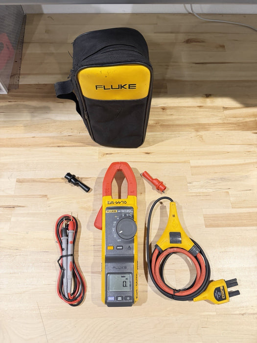 FLUKE 381 REMOTE DISPLAY TRUE RMS AC/DC CLAMP METER W / iFLEX (FREE SHIPPING)