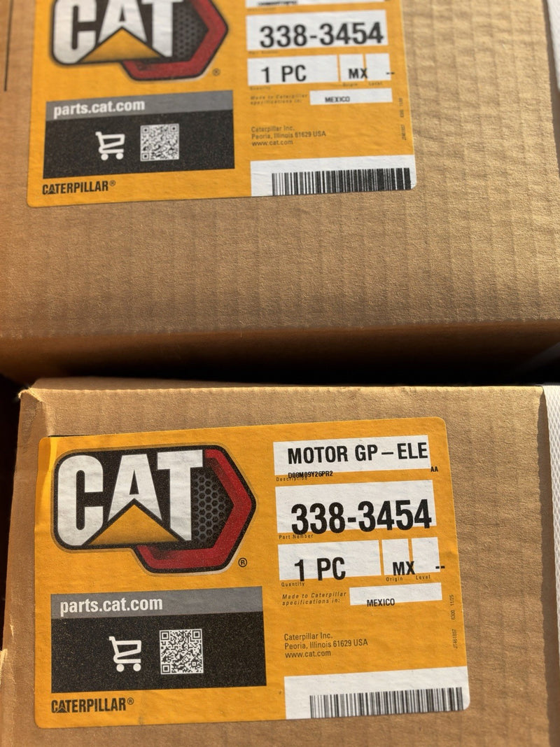 CAT 338-3454 ELECTRIC STARTING MOTOR (NEW SEALED) OEM GENUINE / SHIPS FREE