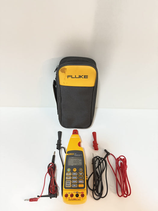 FLUKE 773 MILLIAMP PROCESS CLAMP METER W / LEADS & CLIPS (TESTED) SHIPS FAST