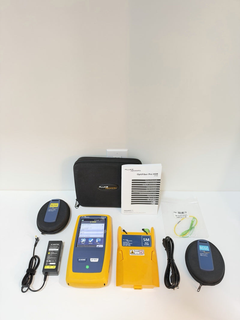 FLUKE OPTIFIBER PRO HDR OTDR KIT (OFP2-200-S1625) SM VERSIV 2 (TESTED)SHIPS FREE