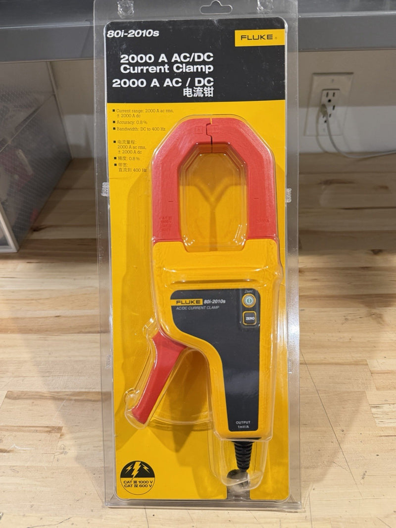 FLUKE 80I-2010S 200 A AC/DC CURRENT CLAMP 2000 A AC / DC (NEW SEALED) SHIPS FAST